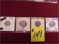 (4) ERROR Coins - Nickels