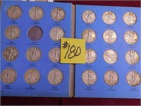(29)  Walking Liberty Halves in Partial 1937 to