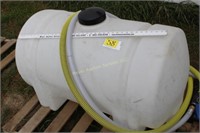 65 Gallon Poly Water Tank w/ Hose & Valve