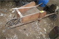 Wooden Wheel Barrow