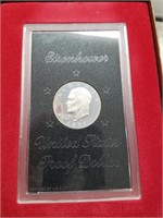 1971 Brown Box 40% Silver Eisenhower Dollar