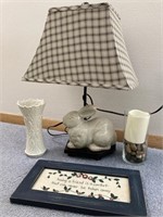 Bunny Lamp with Accessories