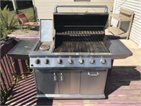 Ducane Stainless Steel Propane Grill & Tools Lot