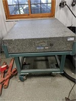 Rock of ages surface plate
1989 weight 1336 LBS