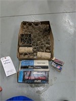 Oil glasses and spark plugs