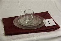 Toughened Glass place settings