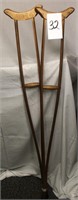 Vintage Wooden crutches