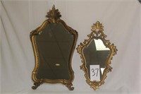 2 Roccoco styled mirrors
