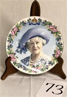 Decorative Queen Mother 8" plate
