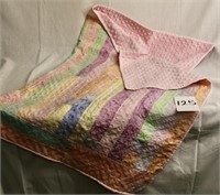 Locally made crib quilt