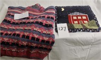 Hand Knit sweater in Medium with Liberty Wool plus