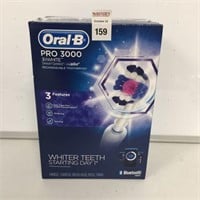 ORAL B PRO 3000 RECHARGEABLE TOOTHBRUSH