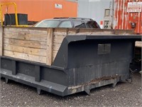 9’ Dump body removed from a Ford F350