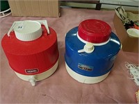 Vintage Thermos Water Cooler Bottles Set