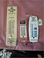 3 Advertising Thermometers