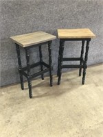 2 Barstools/Accent Tables