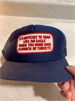 Vintage Bunch of Turkeys Patch Trucker Hat