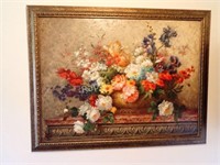 Floral Basket Painting