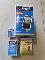 Glucose test items.