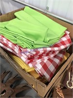 Assorted tablecloths