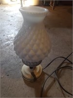 Milkglass lamp.