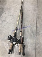 Fish poles w/ reels