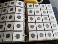 374 Carded Buffalo Nickels in Spiral Notebook