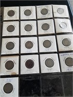 Page of 17 Carded Victory Nickels