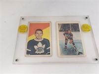 1952-53 PARKIE HOCKEY CARDS BILL GADSBY + Stewart