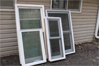 Assortment of used windows