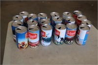 Box of wildlife Schmit beer cans