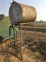 250 Gallon Steel Fuel Tank and Stand