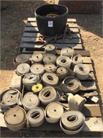 Pallet of Chains, Binders and Tie Down Straps