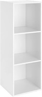 Whitmor Cube Organizer 3-Section, White