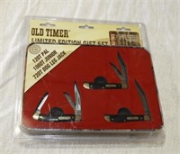 Old Timer 2017 Limited Edition 3 knife gift set