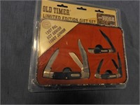 Old Timer 2018 Limited Edition 3 knife gift set