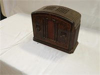 Philco mdl 59 tube style vintage radio, wood case