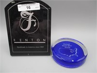 Fenton logo and disc