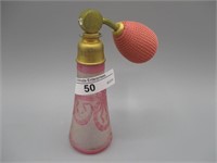 Art Glass cameo perfume bottle attrib
