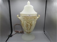 Northwood MASSIVE 18" lidded urn table lamp
