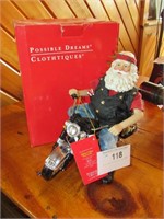 Christmas Clothique Harley motorcycle Santa Claus