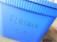 Large tub of flasher C7 Christmas lights