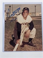 Willie Mays Signed 8x10 Personalized Photo