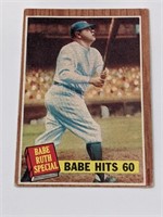 1962 Topps Babe Ruth Special Hits 60 #139