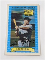1972 Xographs 3-D Lou Gehrig #13