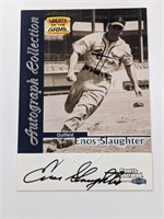 1999 Fleer Greats Of The Game Enos Slaughter Auto