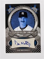 2004 UD Don Mattingly Auto Stiched In Time 43/50