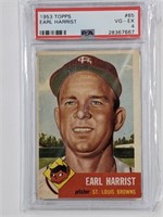 1953 Topps Earl Harrist #65 PSA VG-EX 4