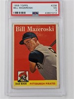 1958 Topps Bill Mazeroski #238 PSA VG 3