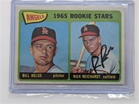 1965 Topps Rick Reichardt Signed Rookie Card #194